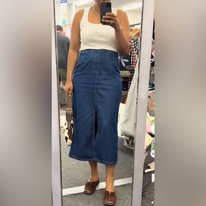 Vintage denim skirt